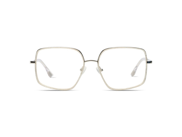 Amelia White Shell Silver