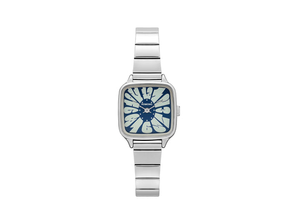 Kate Flower Trak Silver Blue Cloud