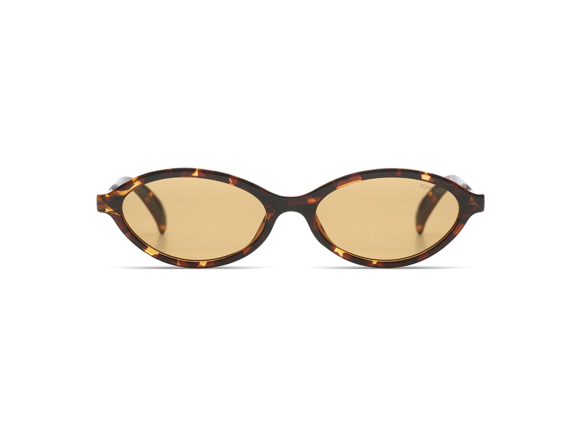New KOMONO Dreyfuss Caramel Demi Sunglasses tortoise print orange tan brown Komono sunglasses NEW in case Dreyfuss | Mercari main image 3