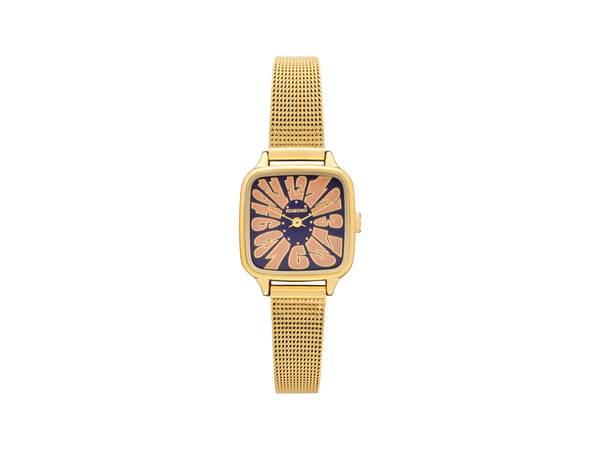 Kate Flower Royale Gold Blue Rose