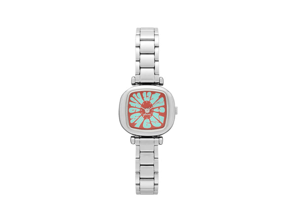Moneypenny Flower Tire Teal Red