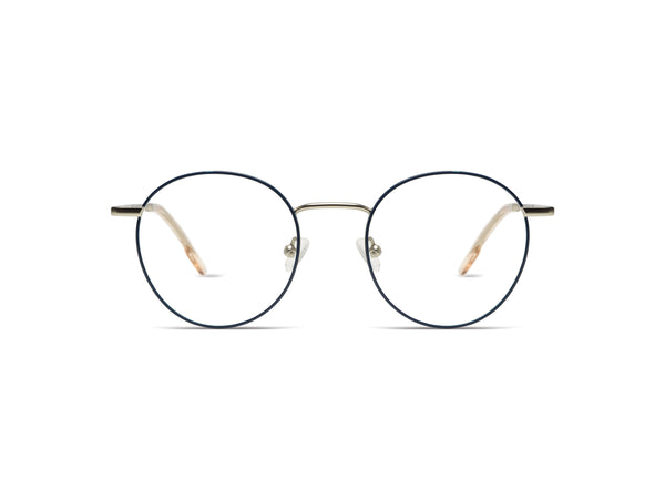 Pete Navy Silver Matte