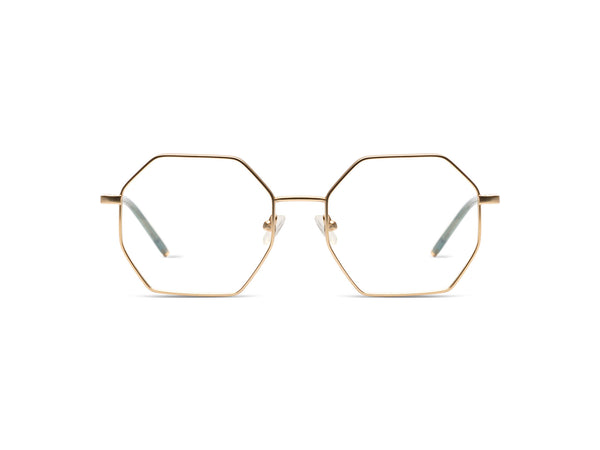 Janet White Gold Matte Emerald