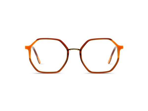 Idris Neon Orange Copper White Gold
