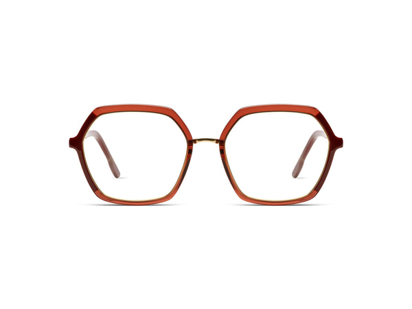Paige Maroon Rose Gold Matte