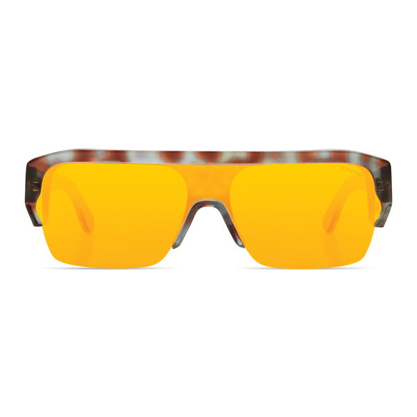 NEW KOMONO Sunglasses Bonnie Ice Lemon Geometric Festival Yellow Blue Reflective KOMONO sunglasses Bonnie Ice Lemon geometric | Mercari main image 3