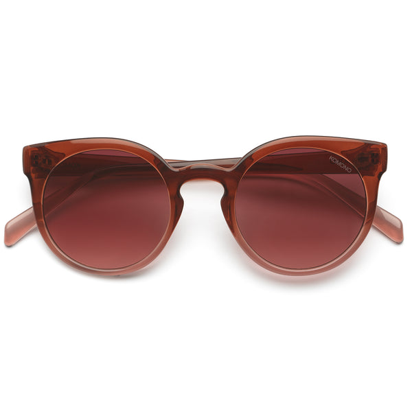 Chic Black and Brown Gradient Sunglasses NEW KOMONO Lulu Expressionist Lulu Crystal Giraffe – KOMONO main image 4